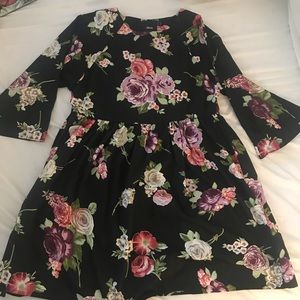 ASOS floral babydoll dress